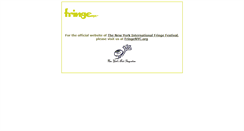 Desktop Screenshot of fringenyc.com